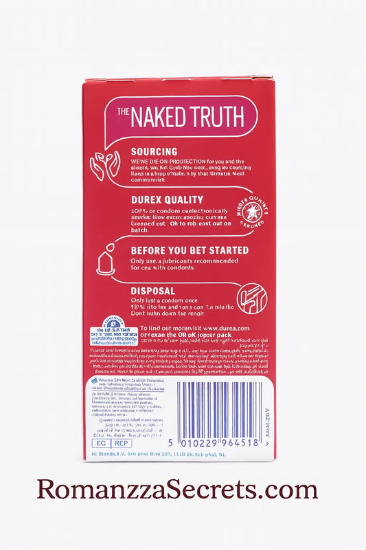Durex Thin Feel Condoms – Ultra Sensitive Protection (12 Pack) Romanzza Secrets