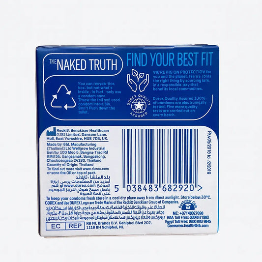 Durex Extra Safe Condoms – Maximum Protection & Comfort (3 Pack) Romanzza Secrets