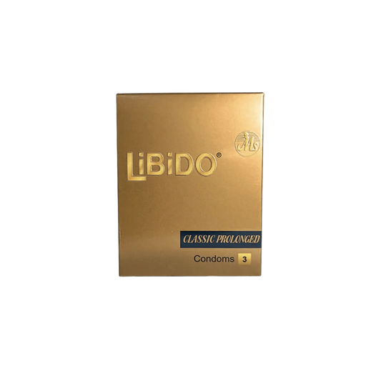 Libido Classic Prolonged Condoms – 3 Pack Romanzza Secrets
